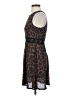 Aqua 100% Polyester Animal Print Brown Cocktail Dress Size S - photo 5