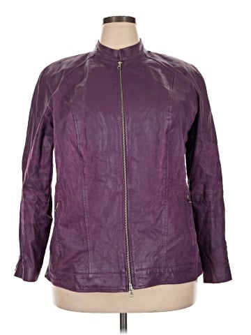 Jessica London Leather Jacket (view 1)
