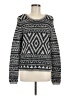 Lucky Brand Chevron-herringbone Gray Pullover Sweater Size M - photo 1