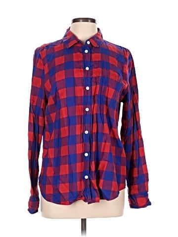 J.Crew Factory Store Long Sleeve Button-Down Shirt (view 1)