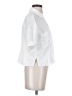 Moa Moa 100% Polyester White Short Sleeve Blouse Size S - photo 4