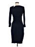 Cache Solid Black Cocktail Dress Size M - photo 2