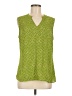 CAbi 100% Polyester Green Sleeveless Blouse Size M - photo 1