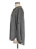 Pleione 100% Polyester Gray Long Sleeve Blouse Size M - photo 5