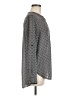 Pleione 100% Polyester Gray Long Sleeve Blouse Size M - photo 4