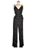 Kaileigh Polka Dots Black Jumpsuit Size M - photo 1