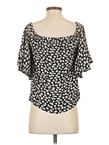 Ganni Short Sleeve Blouse (view 2)