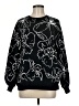 Zara Floral Black Pullover Sweater Size M - photo 1