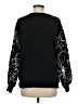Zara Floral Black Pullover Sweater Size M - photo 2