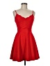 B. Darlin Solid Red Cocktail Dress Size 9 - 10 - photo 1