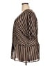 Coldwater Creek 100% Polyester Stripes Brown Romper Size 1X - photo 5