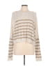 American Eagle Outfitters 100% Cotton Stripes Ivory Pullover Sweater Size L - photo 1
