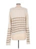 American Eagle Outfitters 100% Cotton Stripes Ivory Pullover Sweater Size L - photo 2