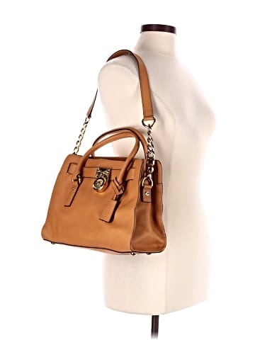 MICHAEL Michael Kors Leather Satchel (view 2)