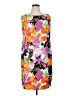 Alyx Print Orange Cocktail Dress Size 14 - photo 1