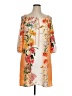 Gabby Skye Orange Casual Dress Size 14 - photo 1