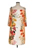 Gabby Skye Orange Casual Dress Size 14 - photo 2