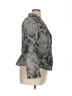 Coldwater Creek Print Gray Blazer Size 16 - photo 4