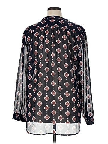Ann Taylor LOFT Outlet Long Sleeve Blouse (view 2)
