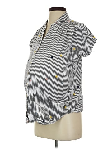 A Pea in the Pod Short Sleeve Button-Down Shirt (view 1)