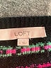 Ann Taylor LOFT Print Purple Black Pullover Sweater Size S - photo 7