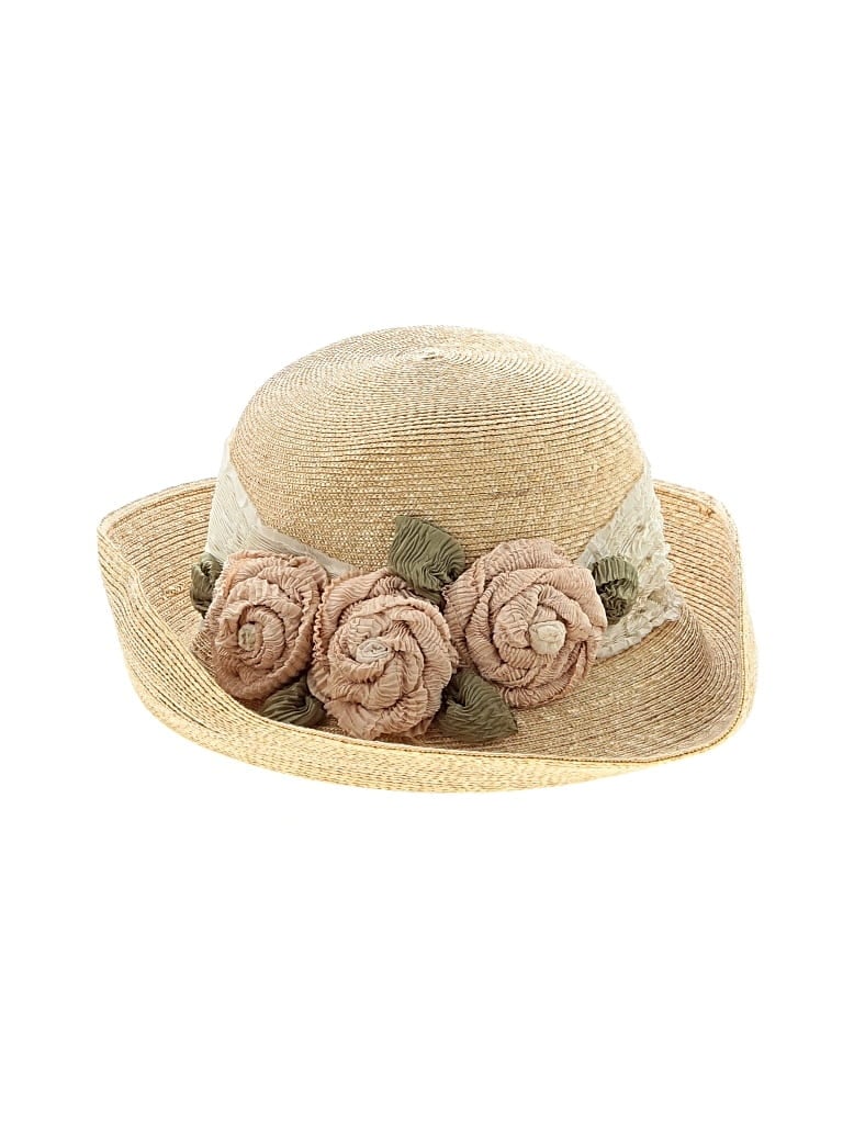Pre-owned Neiman Marcus Hat In Tan