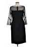 Alex Evenings Black Cocktail Dress Size 10 Petite - photo 2