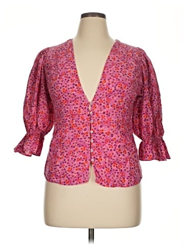 Free People 3/4 Sleeve Blouse (view 1)