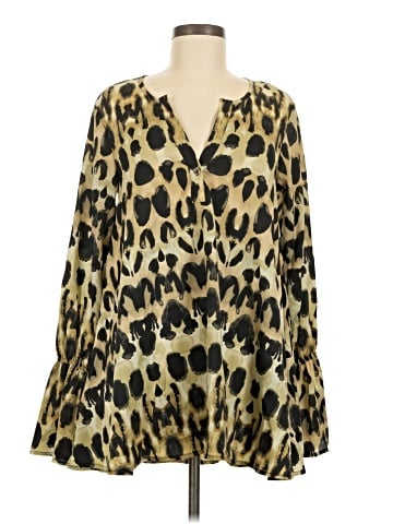 Show Me Your Mumu Long Sleeve Blouse (view 1)