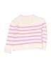 Crewcuts Outlet Stripes Pink Pullover Sweater Size 4 - 5 - photo 2