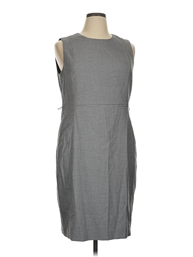 Pre-owned Kasper Casual Dress In Gray
