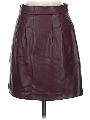 Ann Taylor LOFT Faux Leather Skirt (view 2)