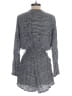 Three Islands 100% Rayon Stripes Gray Romper Size XS - photo 2