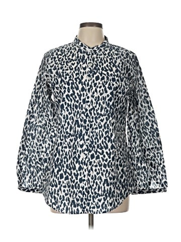 Cato 3/4 Sleeve Button-Down Shirt (view 1)