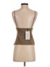 Zara 100% Polyester Brown Sleeveless Top Size XS - photo 2