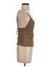 Zara 100% Polyester Brown Sleeveless Top Size XS - photo 4