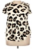 Elle Tan Short Sleeve Top Size 2X - photo 1