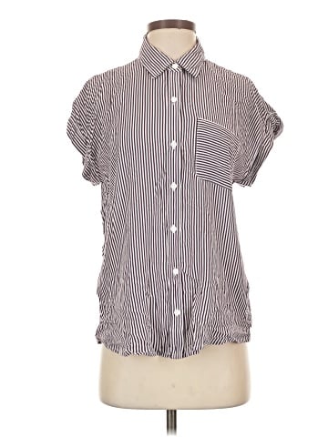 Cosmic Blue Love Short Sleeve Blouse (view 1)