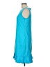 Lands' End Solid Teal Casual Dress Size 10 - photo 5