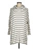 Ann Taylor LOFT Silver Poncho Size M - photo 1