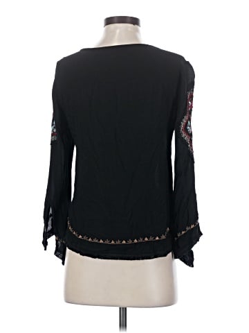 Love Stitch 3/4 Sleeve Blouse (view 2)