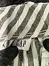 Gap Stripes Silver Casual Pants Size M - photo 7