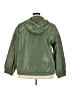 Active 100% Polyester Solid Green Windbreaker Size 24W - photo 2