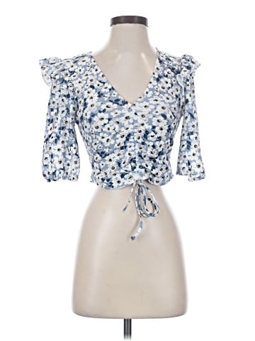 Topshop 3/4 Sleeve Blouse (view 1)
