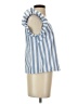 Shein Blue Short Sleeve Top Size 4 - photo 4