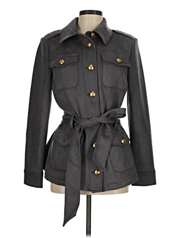 White House Black Market Trenchcoat (view 1)