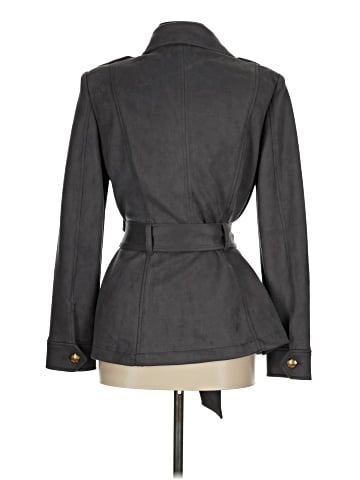 White House Black Market Trenchcoat (view 2)