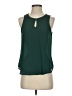Lily White 100% Polyester Green Sleeveless Blouse Size S - photo 1