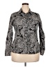 Chadwicks Paisley Gray Long Sleeve Button-Down Shirt Size 16 - photo 1