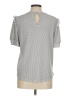 Adrianna Papell Silver Short Sleeve Top Size M - photo 2